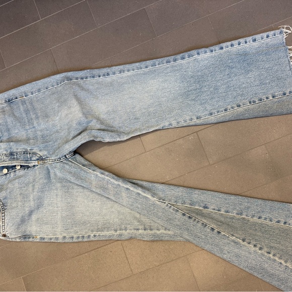 Re/Done Light Blue Flare Jeans - Picture 6 of 7